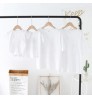 Custom Logo Women's Summer T Shirt Mommy And Me Clothing Matching Outfits For Family Clothes