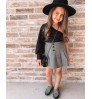 family matching outfits two piece fashion new style clothes kids party dresses children's clothing kids dress baby girl clothes