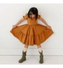 Casual Girl's Dress Summer Boutique Clothing Cute Solid Spandex Cotton Print Kids Girls Clothes 2-10 Years Twirl Girls' Dresses
