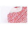 High Quality Kids Girls summer clothing 100%cotton Girls Cherry print smocked dress with perter pan collar 2T-7