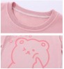 Children Clothing Korean Long Sleeve Cute Pullover Top + Pleated Plaid Skirt Set Teenage Girls Clothing 10 12 14 Years Outfits