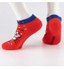 Custom quality winter cartoon animal character bamboo ruffle cute socks for kids