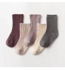 Solid Colors Hot Selling Custom Logo Socks Autumn Winter Kids Warm Socks Toddler Baby Socks Wholesale