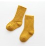 Winter cotton sock kid infant solid color Thicken baby socks