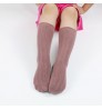 Cute kid baby girl princess designer anti non slip white winter thick cotton fancy school dress ruffle crew socks