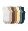 custom men's classic latest design boat 100% cotton ankle socks men 10 pairs sets short
