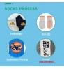 Quality compression ankle grip designer mens crew unisex sport cotton custom logo socks men