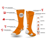 Free Mockup low MOQ cotton mens Custom socks colorful with character logo