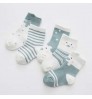 Socks Autumn Winter Soft Cotton Kids Crew Socks Boys Girls Cute Cartoon Animal Stripe Dots Baby Socks