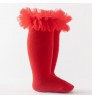toddler High quality lovely cotton stocking knee high girl custom mesh children solid color baby socks