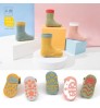 2022 Cartoon 100% Cotton Baby Socks Non slip Children Toddler Floor Socks Double Needle Vertical Stripes Baby Socks