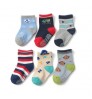 Custom logo anti slip walking cotton girl boy infant toddler socks cute newborn grip children kids socks knit custom baby socks