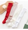 Spain Style Girls Stockings Hollow Bow Tights for Kids Fishnet Clothing Toddler Pantyhose Spring Summer Thin Ballet Baby Bottom