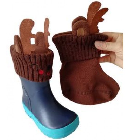 Kids Cheap Stocking Fashion Equestrian Rainboots Socken 2022 Wholesale Fancy Wellies Socks