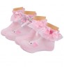High quality toddler lace socks/white little girl lace socks/cartoon toddler socks