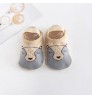 Toddler Cotton Breathable Absorb-Sweat Anti-Slip Floor Glue-Dispensing Baby No Show Socks Shoe