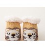 Super thick children's baby Christmas socks lamb coral velvet children's floor socks plus velvet baby socks non-slip