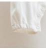 High Quality 100 Cotton Jacquard White Summer Lace Baby Girls Romper Dresses