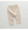 RUNDUO Wholesale Baby Pants Rib Cotton Leggings Solid Color Infant Toddler Leggings Stretch Pants