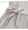2022 New Arrival Summer Sleeveless Ruffle Kid Bamboo Viscose Newborn Baby Girl Dresses Baby Dresses Girl