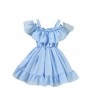 Infant evening skirt toddler kids clothes children beach clothing babies birthday party sleeveless dress baby girls dresses