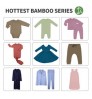 Custom design solid color short sleeve tiered bamboo summer baby girl dresses