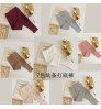Cotton Solid Wholesale Girls Boys Striped Toddler Pants baby ribbed leggings