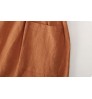 Wholesale Toddler Girls Summer Slip Dresses New Born Baby Dress Linen Cotton Plain Baby Dress