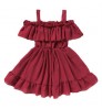 China Clothing Wholesale New Model 2022 Cute Chiffon Fabric Solid Color Sleeveless Summer Baby Girls Dress