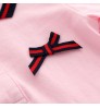 Wholesale High Quality 100%Cotton Summer Baby Clothing Short Sleeve Baby Girls Polo Dress