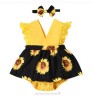 Pretty 0 3 Months 7 Months Baby Girl Floral Jumpsuit Dress Set Dresses Baby Girls Children Party Baby Dress Romper