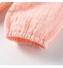 JamBear 100% Organic Cotton Infant Clothes Comfortable Long Sleeve Baby Dresses Clothes Newborn Baby Knotted Gown Baby Skirts