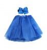 Newborn photography props baby tutu dress baby skirt with headband pictures tutu skirt set