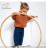 Baby Sweater 100% Organic Cotton Chunky Knits Sweaters For Baby Sustainable Kids Pullover Knit Yarn Toddler Crew Neck Baby Knitwear