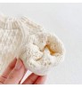 In hot sales autumn baby rompers wholesale baby girls clothes knitted baby girl sweaters long-sleeved jacket triangle jumpsuit