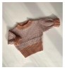 INS Girls Sweater Infant Pullover Long Sleeve 100% organic cotton chunky Crew neck baby knits sweaters