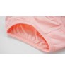 Factory wholesale custom breathable organic cotton baby girls' underwear with bow