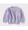 Factory Custom Winter 100% Cotton Chunky Warm Toddler Unisex Baby Crewneck Knit Baby Sweater