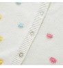 Baby Cotton Cardigan Sweater Baby Girl / Boy White Sweater