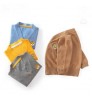 2021 Autumn New Embroidery Baby Cardigan Sweater Coats Soft Comfortable Baby Blue Knitted Sweater