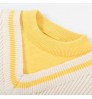 Wholesale Custom V Neck 100% Organic Cotton Winter Red Soft Cable Knitted Baby Boys' Sweaters