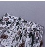 Vintage flower print girls organic kids baby underwear breathable