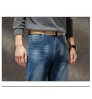 Jeans Jeans Straight Wholesale Custom Vintage Blue Washed Straight Jeans Men For Casual Fall Slim Denim
