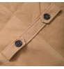 Custom Latest design high quality men's long woollen trench overcoat winter coat wool men coat with button