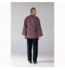 Custom coton fashion shirt set men's has a special weave to express a net pattern