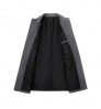 Abrigo Largo Hombre Classic Cardigan Single Breasted Men's Wool Overcoat Warm Winter Long Mens Trench Coat