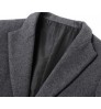 Abrigo Largo Hombre Classic Cardigan Single Breasted Men's Wool Overcoat Warm Winter Long Mens Trench Coat