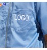 OEM custom high quality short sleeve fashionable short-sleeved pocket casual turn-down collar men's zip up mens work shirts