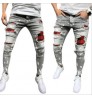 The Black Friday Sale Washed Mens Jeans Denim Slim Ripped Pants Men Black Friday Casual Leisure Men'S Jeans With Hole
