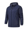 Custom men's polyester reflective windbreaker jacket,vintage retro waterproof windbreaker,sports outdoor plus size Men's Jackets